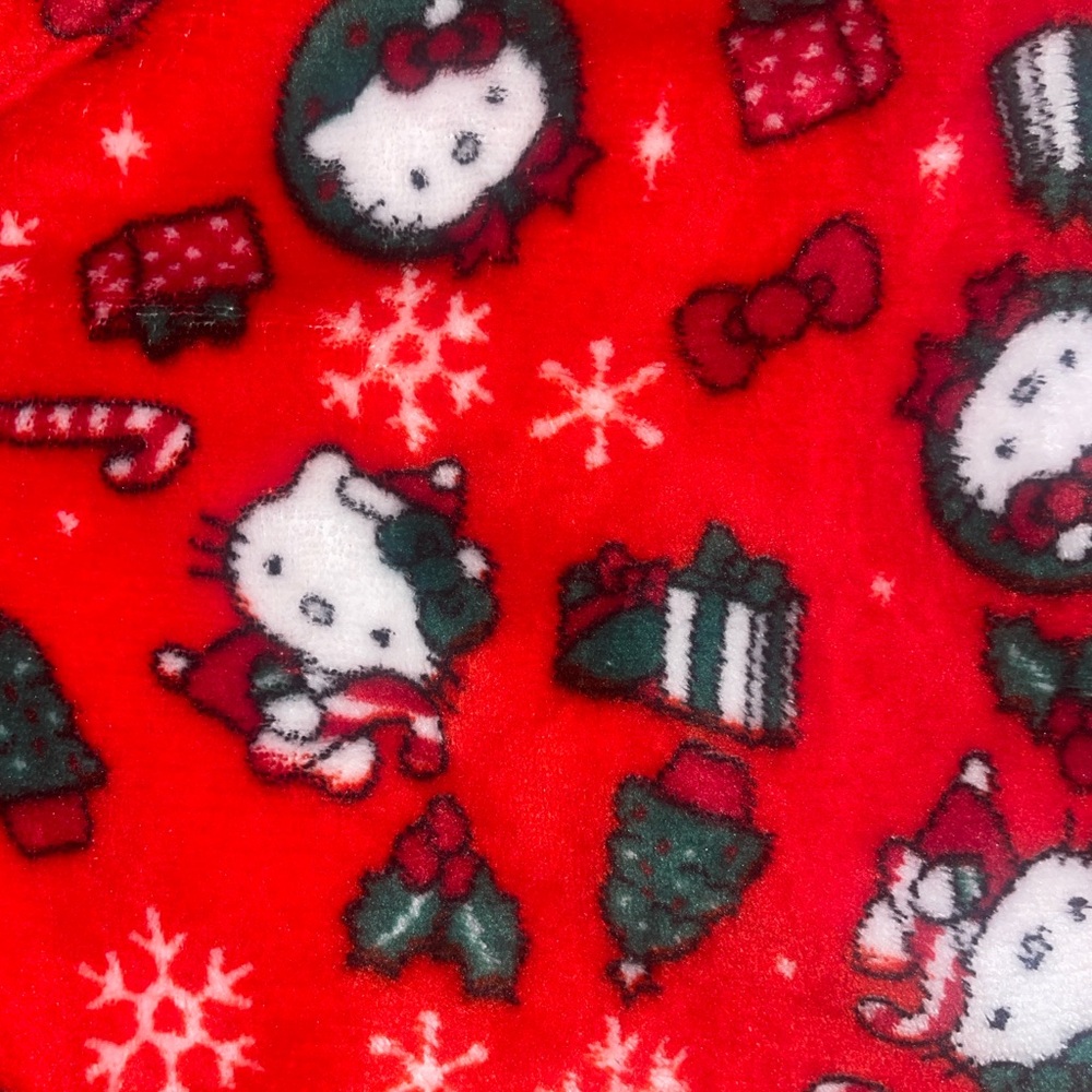 Christmas kitty pajama pants